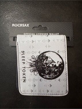 Rocksax - Sleep Token - The Summoning Black Logo - Wallet with Coin Pocket NWT